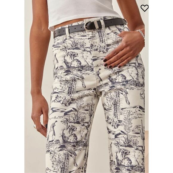 Reformation Oasis High Rise Straight Jeans NWT Size 23 - Picture 2 of 9